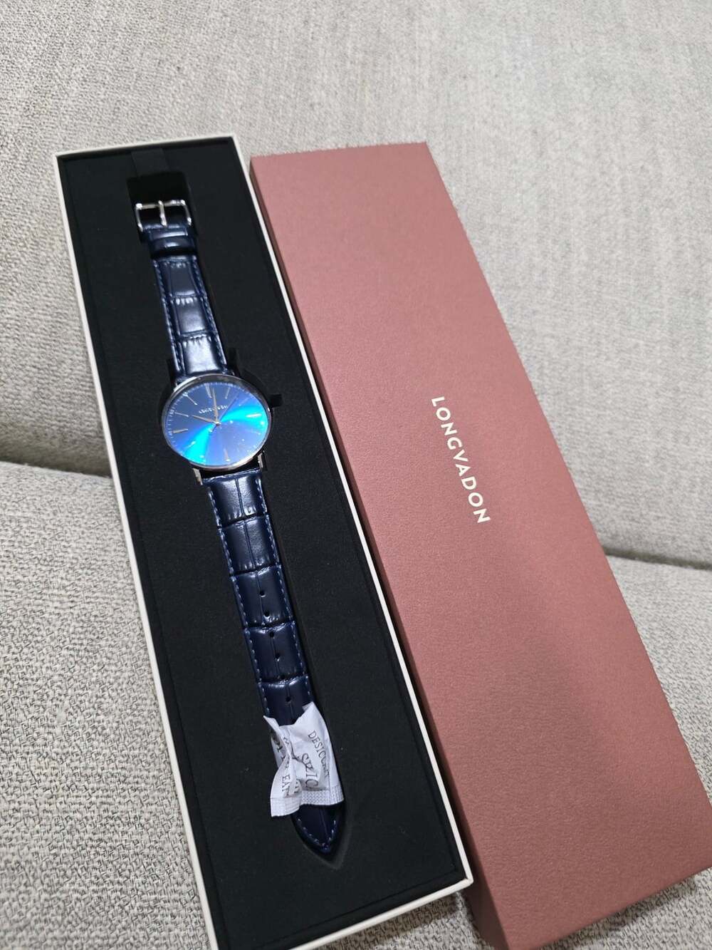 Longvadon Classic Bleu Nuit Watch, New in box